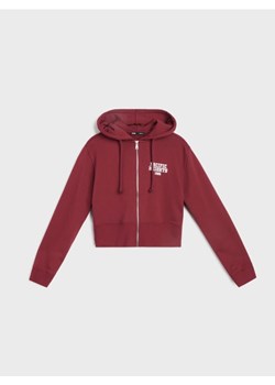 Sinsay - Rozpinana bluza z kapturem - fioletowy ze sklepu Sinsay w kategorii Bluzy damskie - zdjęcie 184640947