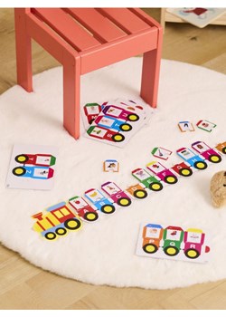 Sinsay - Puzzle z motywem pociągów - wielobarwny ze sklepu Sinsay w kategorii Zabawki - zdjęcie 184640976