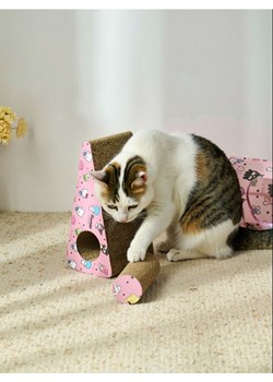 Sinsay - Drapak dla kota z piłeczką Hello Kitty and Friends - różowy ze sklepu Sinsay w kategorii Dla zwierząt - zdjęcie 184640987