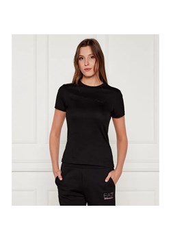 EA7 T-shirt | Slim Fit ze sklepu Gomez Fashion Store w kategorii Bluzki damskie - zdjęcie 184641609