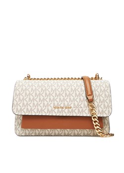Torebka MICHAEL Michael Kors Claire 30R5GC7L3B Écru ze sklepu eobuwie.pl w kategorii Kopertówki - zdjęcie 184641638