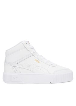 Sneakersy Puma Carina Mia Mid 402640 01 Biały ze sklepu eobuwie.pl w kategorii Buty sportowe damskie - zdjęcie 184641697
