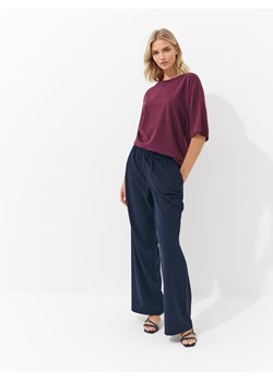 Mohito - T-shirt z wiskozą - oliwkowy ze sklepu Mohito w kategorii Bluzki damskie - zdjęcie 184642429