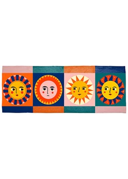 Folkifreckles Dywan &quot;Sun&quot; ze wzorem - 135 x 55 cm ze sklepu Limango Polska w kategorii Tekstylia dziecięce - zdjęcie 184643189