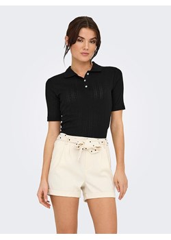 JDY Koszulka polo w kolorze czarnym ze sklepu Limango Polska w kategorii Bluzki damskie - zdjęcie 184643348
