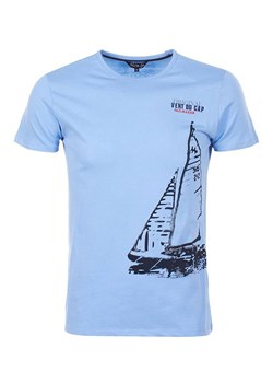 Peak Mountain Koszulka w kolorze błękitnym ze sklepu Limango Polska w kategorii T-shirty męskie - zdjęcie 184643528