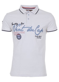 Peak Mountain Koszulka polo w kolorze białym ze sklepu Limango Polska w kategorii T-shirty męskie - zdjęcie 184643546