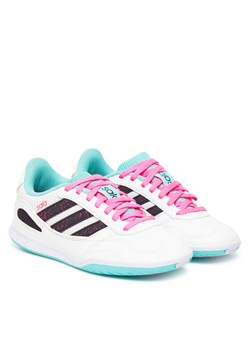 Buty do piłki nożnej adidas Super Sala Competition 3 JR5400 Biały ze sklepu eobuwie.pl w kategorii Buty sportowe dziecięce - zdjęcie 184643775