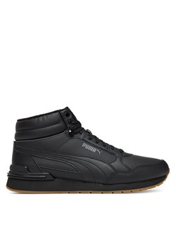 Sneakersy Puma St Runner V4 Mid 402893 02 Czarny ze sklepu eobuwie.pl w kategorii Buty sportowe męskie - zdjęcie 184643868