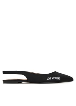LOVE MOSCHINO Sandały JA11021G1NIM000036 Czarny ze sklepu MODIVO w kategorii Balerinki - zdjęcie 184644579
