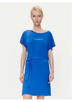 Emporio Armani Sukienka codzienna EW000783 AF12192 UA012 Niebieski Regular Fit ze sklepu MODIVO w kategorii Sukienki - zdjęcie 184644629