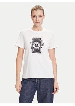 Weekend Max Mara T-Shirt Guglia 2525976031 Biały Regular Fit ze sklepu MODIVO w kategorii Bluzki damskie - zdjęcie 184644725
