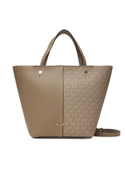 MICHAEL Michael Kors Torebka Flora 30T5GFFT2B Beżowy ze sklepu MODIVO w kategorii Torby Shopper bag - zdjęcie 184644729
