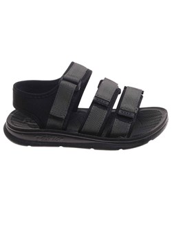 Szare chłopięce sandały na rzepy /E9-3 17894 T155/ ze sklepu Pantofelek24.pl w kategorii Sandały dziecięce - zdjęcie 184645885