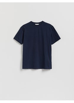 Reserved - Strukturalny t-shirt comfort fit - granatowy ze sklepu Reserved w kategorii T-shirty męskie - zdjęcie 184645986
