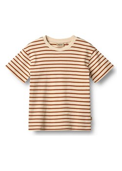 Wheat Koszulka &quot;Fabian&quot; w kolorze beżowo-czerwonym ze sklepu Limango Polska w kategorii T-shirty chłopięce - zdjęcie 184646285