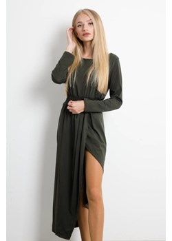 ZIELONA  ASYMETRYCZNA SUKIENKA ze sklepu olika.com.pl w kategorii Sukienki - zdjęcie 184647005