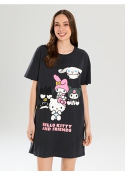 Sinsay - Koszula nocna Hello Kitty - szary ze sklepu Sinsay w kategorii Koszule nocne - zdjęcie 184647445