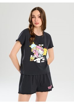 Sinsay - Piżama dwuczęściowa Hello Kitty - szary ze sklepu Sinsay w kategorii Piżamy damskie - zdjęcie 184647446