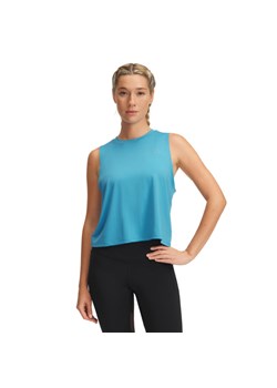Damski top treningowy Under Armour Vanish Energy Crop Tank - niebieski ze sklepu Sportstylestory.com w kategorii Bluzki damskie - zdjęcie 184647909