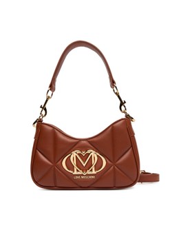 Torebka LOVE MOSCHINO JC4080PP1NLC0312 Brązowy ze sklepu eobuwie.pl w kategorii Listonoszki - zdjęcie 184648425