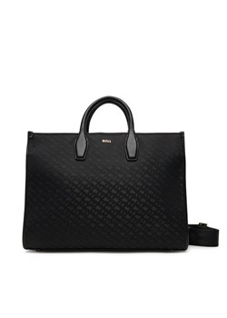 Torebka BOSS 50552463 Czarny ze sklepu eobuwie.pl w kategorii Torby Shopper bag - zdjęcie 184648426
