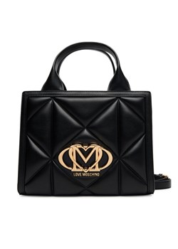 Torebka LOVE MOSCHINO JC4081PP1NLC0000 Czarny ze sklepu eobuwie.pl w kategorii Kuferki - zdjęcie 184648519