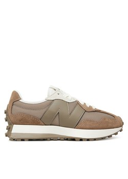 Sneakersy New Balance U327LNC W Brązowy ze sklepu eobuwie.pl w kategorii Buty sportowe damskie - zdjęcie 184648547