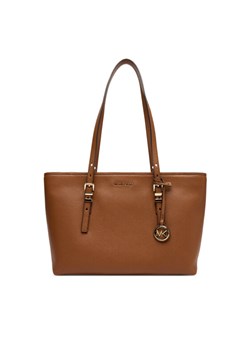 Torebka MICHAEL Michael Kors Quinn 30T5GQNT2L Brązowy ze sklepu eobuwie.pl w kategorii Torby Shopper bag - zdjęcie 184648548