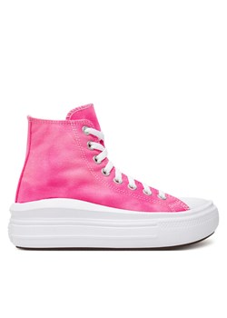 Trampki Converse Chuck Taylor All Star Move Platform A11817C Różowy ze sklepu eobuwie.pl w kategorii Trampki dziecięce - zdjęcie 184648589