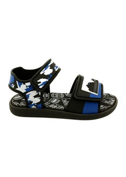 RIDER sandały chłopięce 83453 AG294 Black/Blue/White czarne ze sklepu ButyModne.pl w kategorii Sandały dziecięce - zdjęcie 184649546