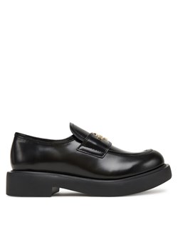 LOVE MOSCHINO Loafersy JA10404G1NJD000041 Czarny ze sklepu MODIVO w kategorii Lordsy damskie - zdjęcie 184650045