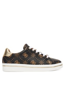 Guess Sneakersy FLTSS3 FAL12 Brązowy ze sklepu MODIVO w kategorii Buty sportowe damskie - zdjęcie 184650056