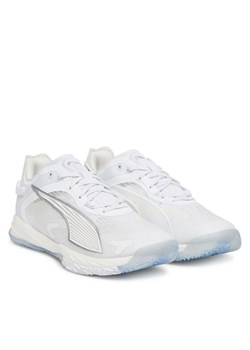 Puma Buty halowe Accelerate Nitro Sqd 4 108440 02 Biały ze sklepu MODIVO w kategorii Buty sportowe męskie - zdjęcie 184650059
