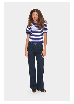 SAINT TROPEZ Sweter w kolorze granatowo-białym ze sklepu Limango Polska w kategorii Swetry damskie - zdjęcie 184651347
