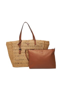 Torebka Guess Irene HWWG86 85240 Brązowy ze sklepu eobuwie.pl w kategorii Torby Shopper bag - zdjęcie 184652208