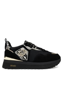 Sneakersy Liu Jo Maxi Wonder 01 BF5009 PX684 Czarny ze sklepu eobuwie.pl w kategorii Buty sportowe damskie - zdjęcie 184652236