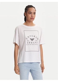 Emporio Armani Underwear T-Shirt EW000553 AF10887 U0002 Biały Loose Fit ze sklepu MODIVO w kategorii Bluzki damskie - zdjęcie 184653415