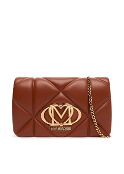 LOVE MOSCHINO Torebka JC4043PP1NLC0312 Brązowy ze sklepu MODIVO w kategorii Kopertówki - zdjęcie 184653456