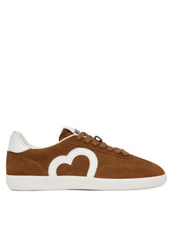 LOVE MOSCHINO Sneakersy JA15112G1NIG021041 Brązowy ze sklepu MODIVO w kategorii Buty sportowe damskie - zdjęcie 184653485