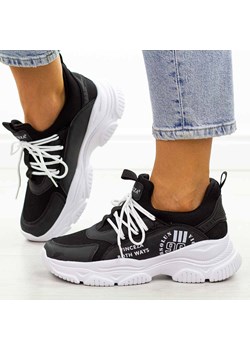 Czarne sneakersy damskie Vinceza 8771 ze sklepu suzana.pl w kategorii Buty sportowe damskie - zdjęcie 184654866