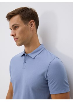 Reserved - Koszulka polo regular fit - jasnoszary ze sklepu Reserved w kategorii T-shirty męskie - zdjęcie 184655579