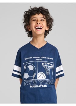 Sinsay - Koszulka oversize - granatowy ze sklepu Sinsay w kategorii T-shirty chłopięce - zdjęcie 184656265