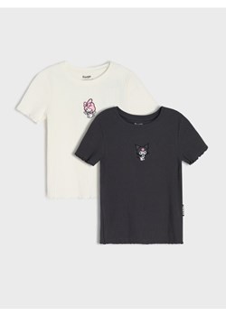 Sinsay - Koszulki 2 pack Hello Kitty - wielobarwny ze sklepu Sinsay w kategorii Bluzki dziewczęce - zdjęcie 184656269