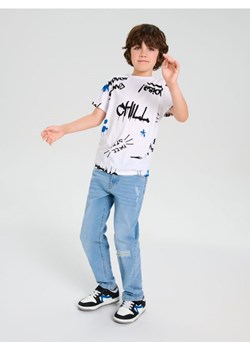 Sinsay - Koszulka - biały ze sklepu Sinsay w kategorii T-shirty chłopięce - zdjęcie 184656298