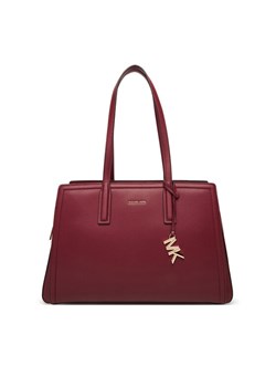Torebka MICHAEL Michael Kors Laila 30S5G9IT2L Bordowy ze sklepu eobuwie.pl w kategorii Kuferki - zdjęcie 184656425
