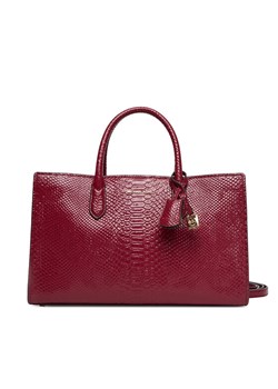 Torebka MICHAEL Michael Kors Scarlett 30T5GETS2L Bordowy ze sklepu eobuwie.pl w kategorii Kuferki - zdjęcie 184656445