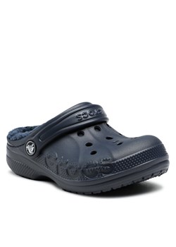 Klapki Crocs Baya Lined Clog K 207500-463 Granatowy ze sklepu eobuwie.pl w kategorii Klapki dziecięce - zdjęcie 184656448