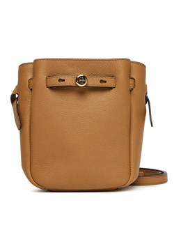Torebka Tory Burch Romy Small 171002 Brązowy ze sklepu eobuwie.pl w kategorii Listonoszki - zdjęcie 184656488