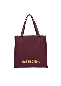 Torebka LOVE MOSCHINO JC4020PP1NKD0552 Bordowy ze sklepu eobuwie.pl w kategorii Torby Shopper bag - zdjęcie 184656499